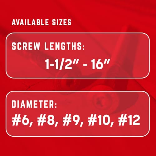 Image of GRK 12225 5 /16x4 Star Drive Washer Head Climatek Coated Steel RSS Rugged Structural Screws, 200 /Box