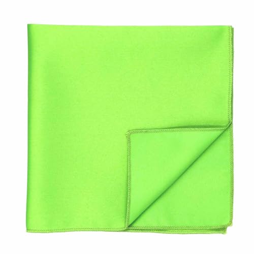 Image of tiemart Solid Color Pocket Squares for Men | For Suits, Perfect for Wedding Parties, 12 x 12 inch / 30 x 30 cm
