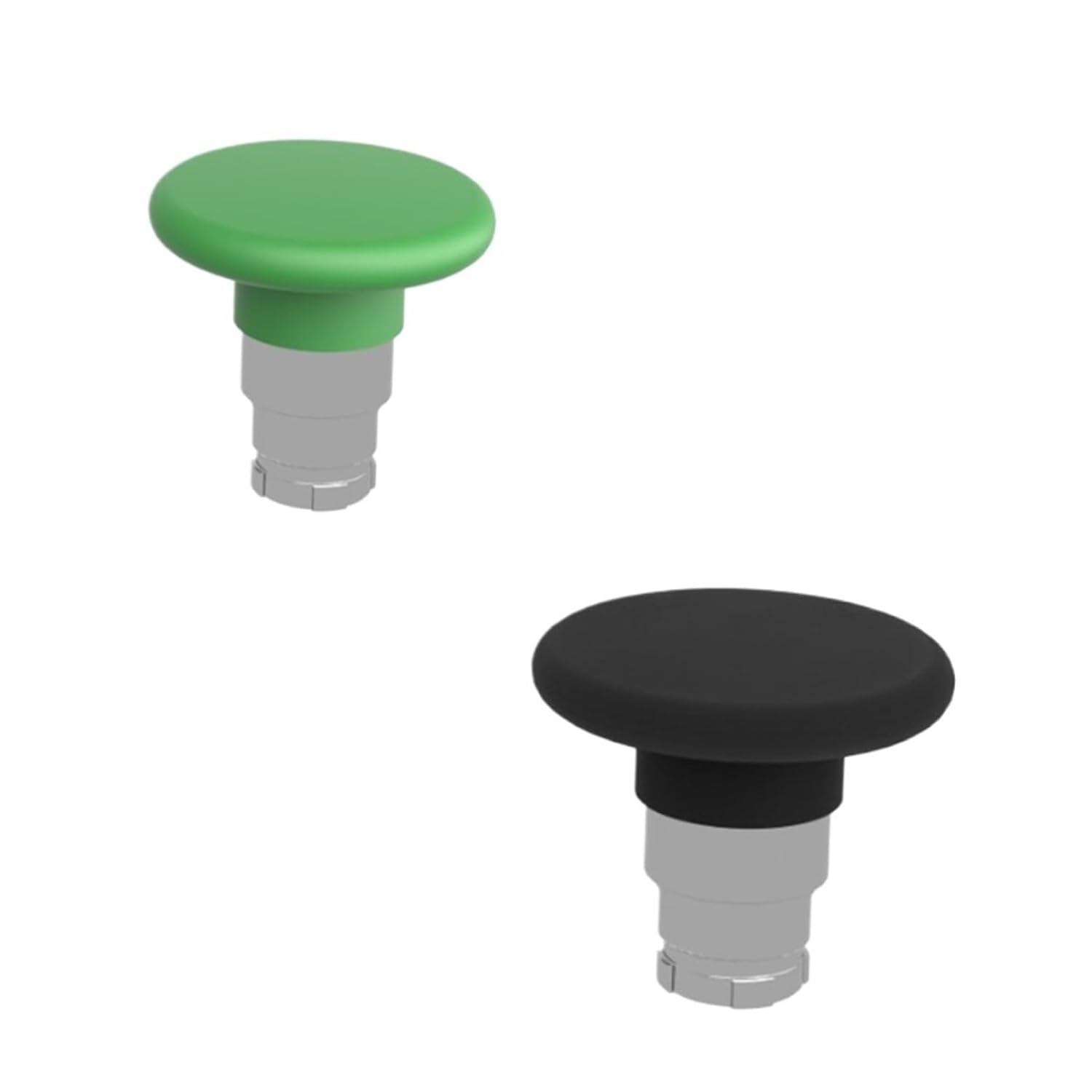 Mushroom Head Button Head Diameter Ø 60 Spring Reset ZB2BR2C ZB2BR3C(ZB2BR2C Black)
