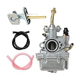 Hippotech TTR90 キャブレター 交換用 ヤマハ TTR 90 2000-2003 TTR90E 2003-2005 ATV Quad 交換用 OEM # 5HN-14101-00-00 5HN-14101-10-00 燃料スイッチバルブ付き ペットコック