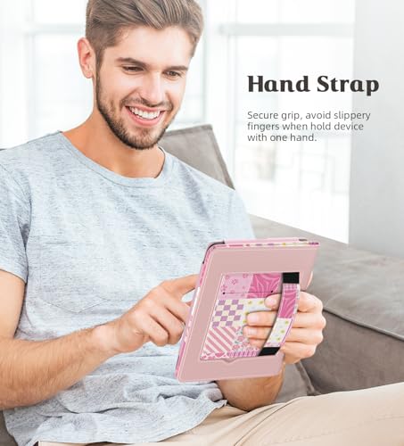 Image of MoKo Case for 7 inch /6.8 inch eBook Reader 2024 /2021, Slim PU Shell Cover Case with Auto-Wake /Sleep for 7 inch /6.8 inch E-Reader, Not fit Kobo Aura 2 /Remarkable, Pink