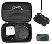 WGear Carrying Case for Echo Dot 3rd Generation, all in one carrying and storage solution, strong EVA semi hard case with space for both Echo dot 3 and wall charger, mesh pocket for other accessories