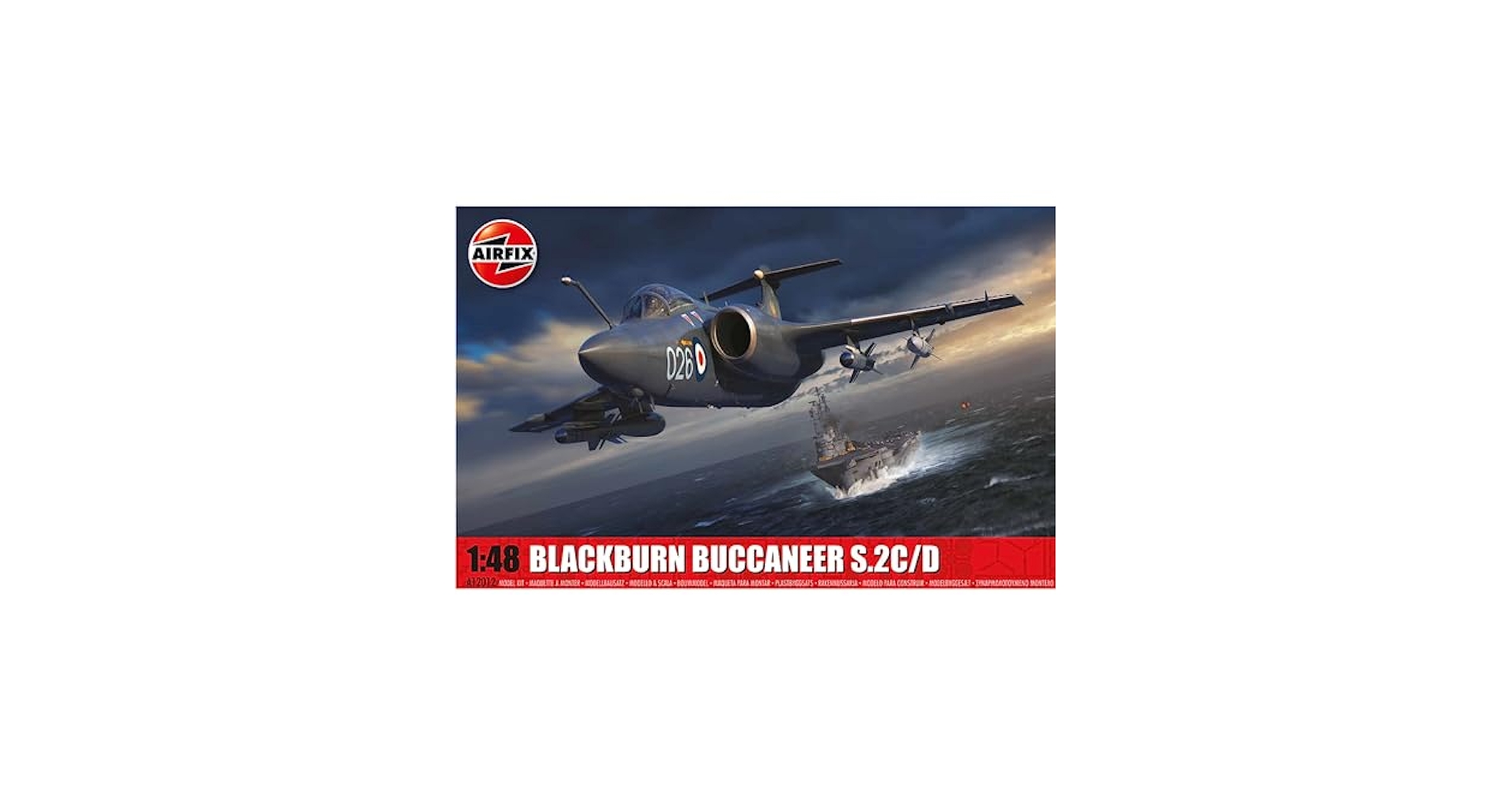 航空機・ヘリコプター AIRFIX 1/48 BLACKBURN BUCCANEER S.2C/D Airfix Blackburn Buccaneer S.2C/D 1:48 Scale Plastic Model