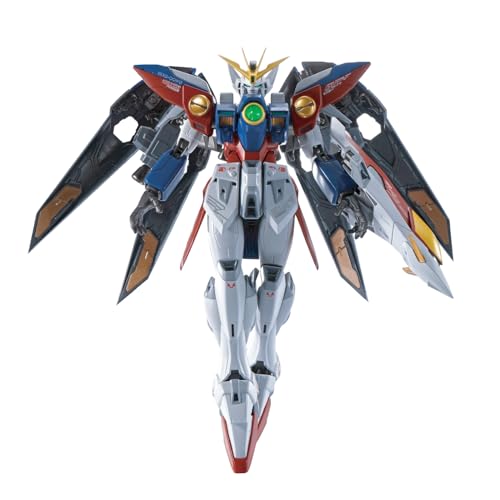 BANDAI CO. LTD Wing Gundam Zero Figura 14 cm New Mobile Report Gundam Wing Metal Robot Spirits re-Issued