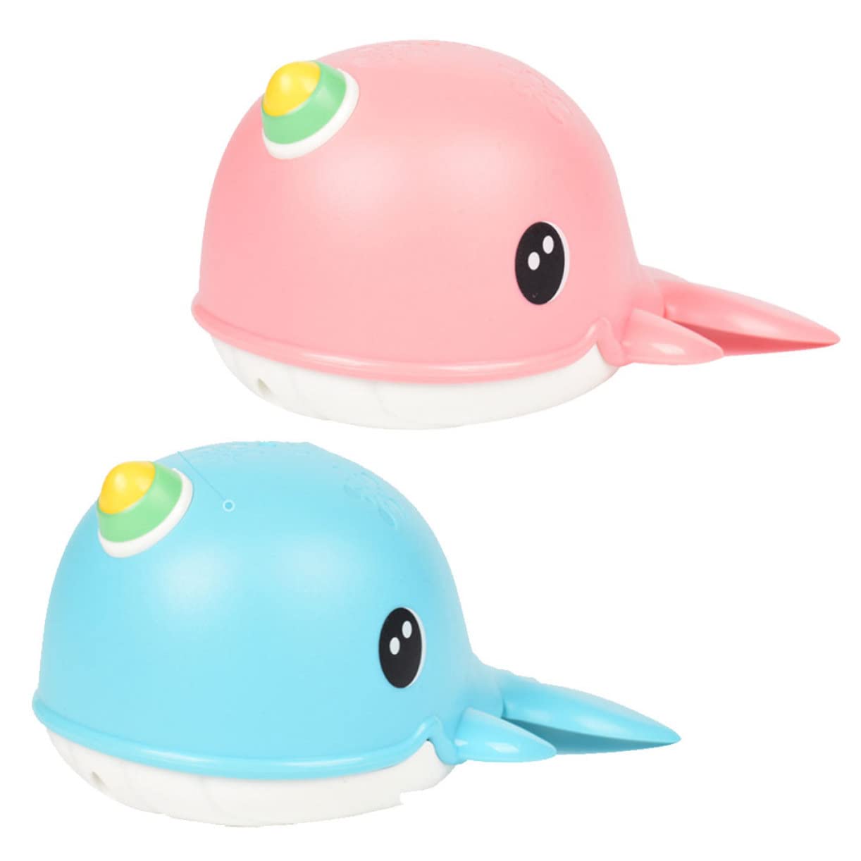 KONTONTY 2 Piezas Juguetes De Baño De Ballenas Juguetes De Bañera De Ballena Juguetes De Ducha De Cuerda
