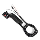 Interruptor de mango de recortadora con cable de gatillo del acelerador de desbrozadora, accesorios de cortador de cepillo, piezas de montaje de repuesto,...