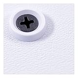 Colored Nylon Flat Top Finishing Washers - (White) - (50 Pack) - (0.500 Inch Diameter) - for KYDEX Holsters, Auto Trim, Art Projects, Home Improvement