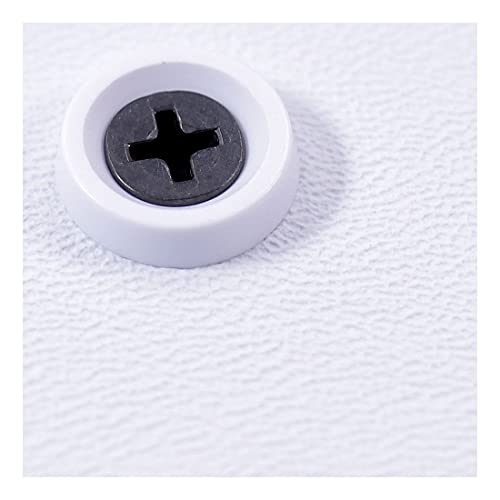 Colored Nylon Flat Top Finishing Washers - (White) - (50 Pack) - (0.500 Inch Diameter) - for KYDEX Holsters, Auto Trim, Art Projects, Home Improvement