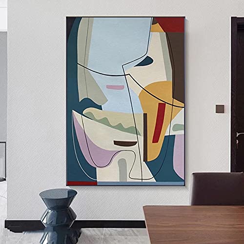 Impression art mural abstrait ligne affiche affiche minimaliste 50x70cm