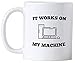 Casitika Computer Science Programmer Gifts. Funny Coding Geek 11 oz Coffee Mug. It Works On My Machine. Gift Idea for Developer or Programming Teacher/Student. Tech Work Humor Cup.