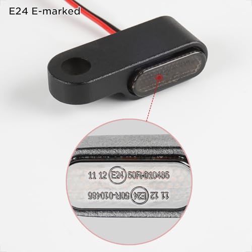 Señal de giro LED e24 mini para motocicleta universal 12v evermotor 2 piezas 3