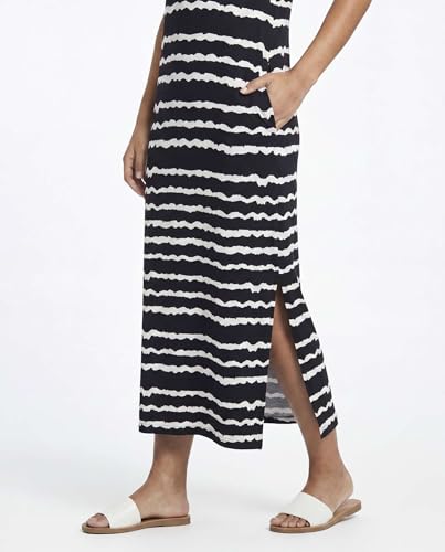 Image of Real Essentials 3 Pack Women's Casual Short Sleeve Maxi T-Shirt Dress with Slit (Available in Plus Size)