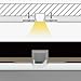 Spotless Plaster in Recessed Flexible Drywall LED Channel Fully Bendable LED Aluminum Profile Track for Custom LED Strip Lighting Solutions, 3.28ft x 3 Pcs (P5615 Inside width 12.5mm/0.5