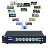 Yinker 4K30Hz Controller Matrice HDMI 16X16 Montaggio Rack Switch Splitter