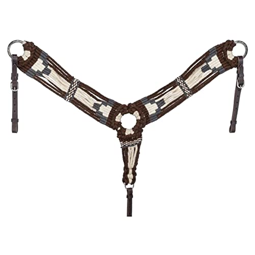 Tough 1 Wool String Breastcollar Brown/Grey/Cream