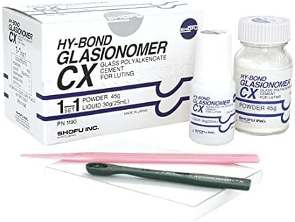 Shofu Hy-Bond GlasIonomer CX Glass Ionomer Luting Cement Big Pack GIC dental pulse dental floss