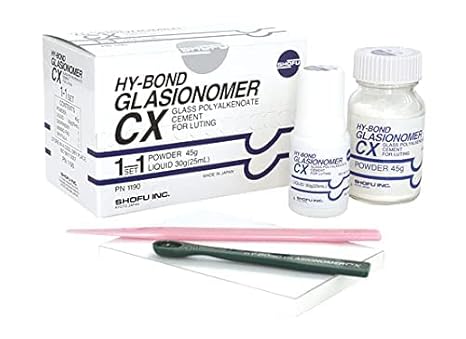 Shofu Hy-Bond GlasIonomer CX Glass Ionomer Luting Cement Big Pack GIC dental pulse dental floss