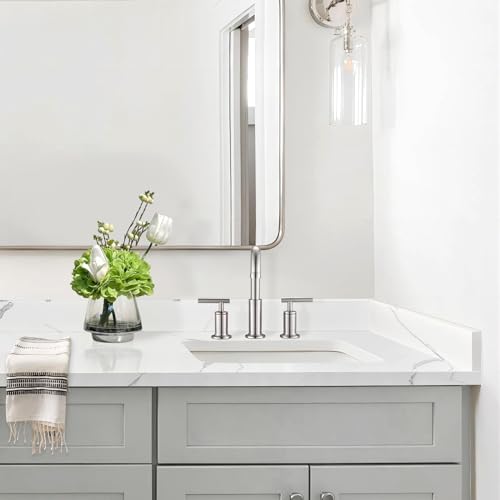 Eqloo SQ99 21 Inch W X 4 Inch H Quartz Sidesplash For Bathroom Vanity Sink Top thumb #1