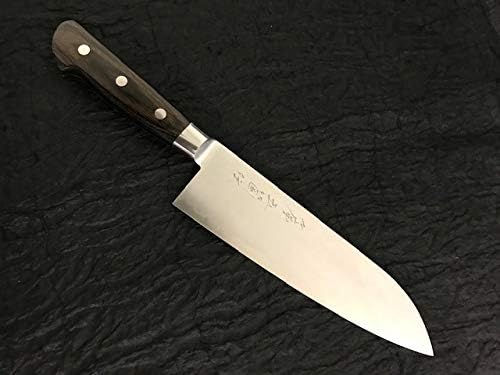 UTILITY SANTOKU KNIFE STAINLESS 7" / 18cm GOKADEN POWDER STEEL