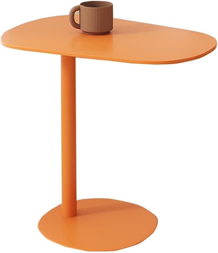 Table d'appoint de chambre et bureau en métal compacte