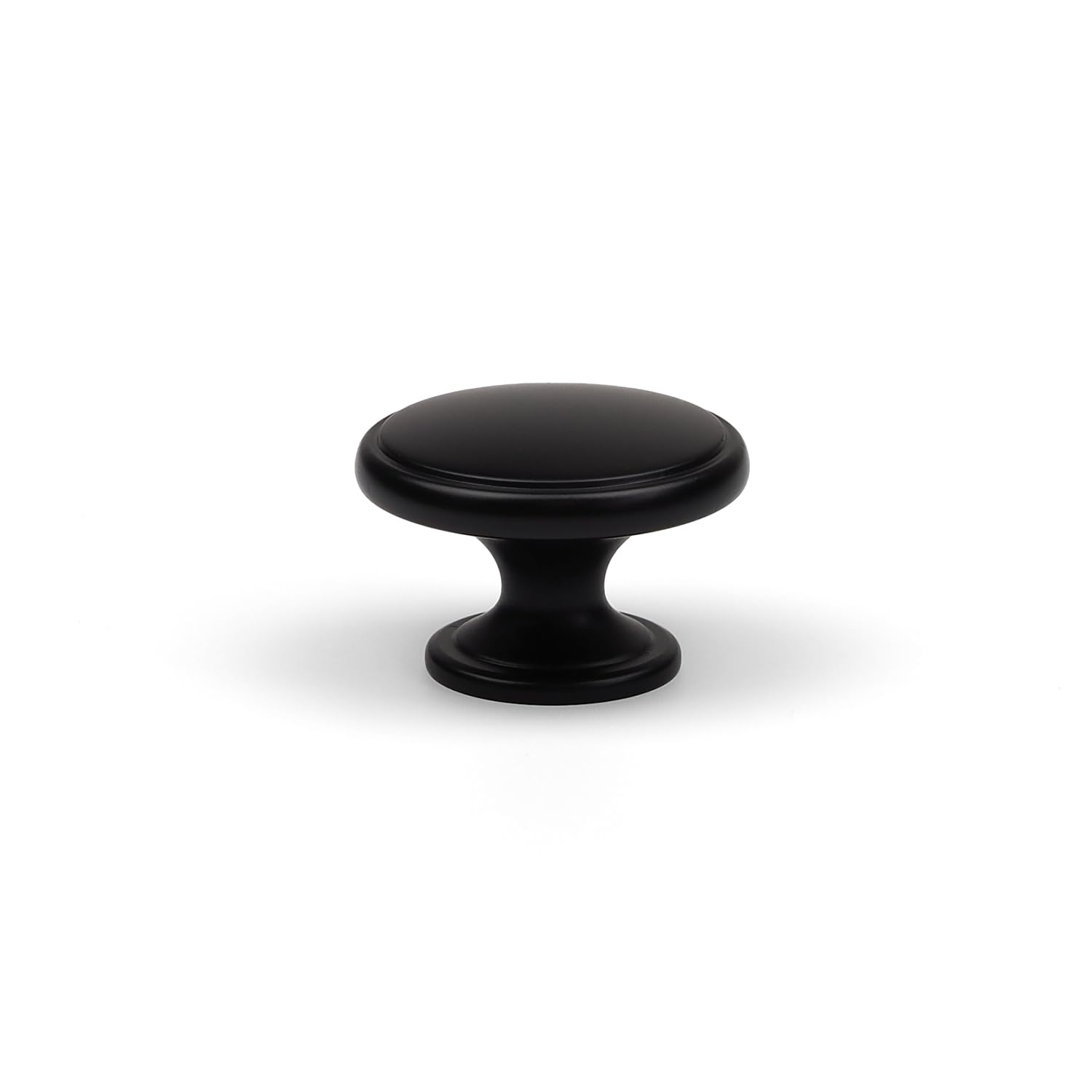 38mm Diameter Matt Black Knob for Kitchen Cabinets | Drawers | Bedroom | Bathroom | Furniture | Cupboards