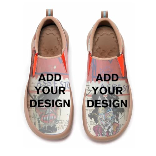 Kid's Light Slip-on Loafer Boy Girl Walking Shoes Halloween Theme Painted Art Sneakers