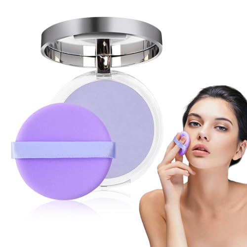 Zernblend Almohadillas Púrpuras Para Control De Aceite, Maquillaje En Polvo, Base De Colchón