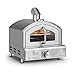 Produktbild Klarstein Pizzaiolo Neo Gas-Pizzaofen Pizza-Backofen Pizzaofen, inkl. Pizzastein 33 cm (Ø) und Grillrost, eingebautes Thermometer, 304 Edelstahl, einfache Reinigung, silber