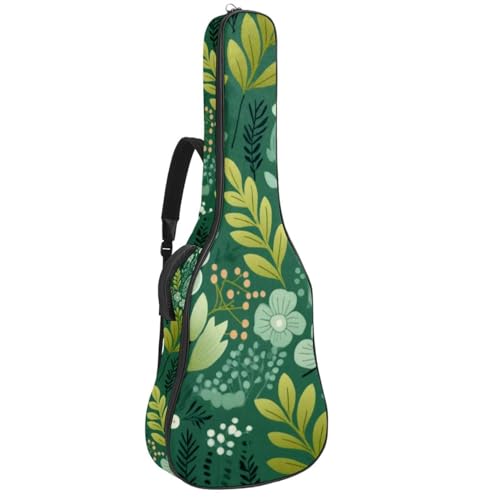 Housse guitare acoustique imperméable avec poches et couche de protection