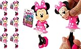 JA-RU Disney Original Stretchy Minnie Mouse Toy (6 Stretchy Toy Figure) Squishy Fidget Toys for Kids. Stress Reliever Sensory Items. Bulk Classroom Prizes Elementary. B-6900-6
