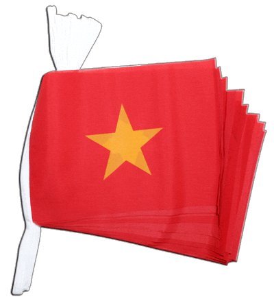 Guirlande drapeau Viêt Nam de 5,9 mètres pour grand événement