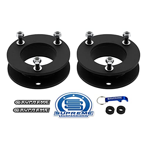 Supreme Suspensions - 1.5" Front Leveling Kit for 2004-2022 Ford F-150/2003-2017 Ford Expedition / 2005-2008 Lincoln Mark LT 2WD 4WD - High-Strength Steel Front Strut Spacers