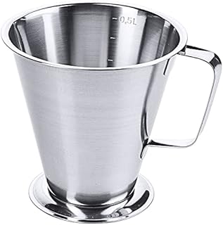 Stainless Steel Measuring Jug 2.2Ltr Kitchen Cooking Mug Cup Creamer Pitcher