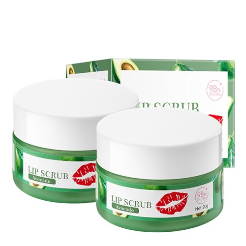 20g Maschera Labbra Notte Super Idratante, Maschera per Labbra Notte, Trattamento Nutriente per Labbra Secche e Screpolate, Vegan e Non Testato Sugli Animali, Sapore di Avocado lipmask-4