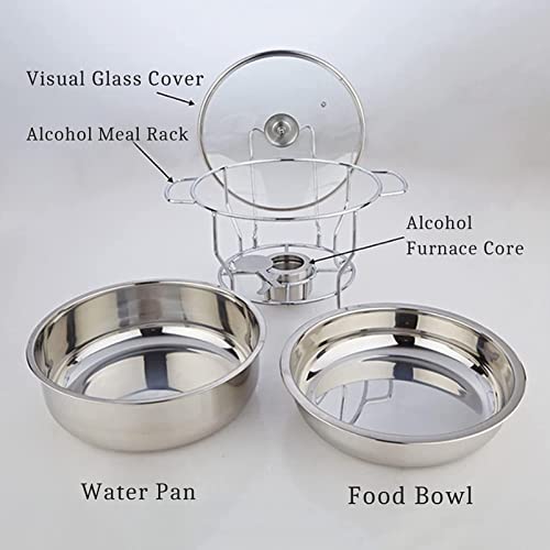 Ensemble de réchauds 6L pour éviter de servir des plats froids