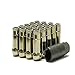Muteki 32906T SR Series Chrome Titanium 12mm x 1.5mm SR48 Open End Lug Nut Set, (Set of 20)
