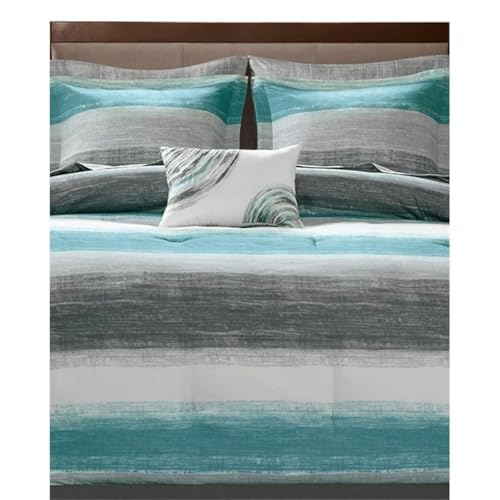 Pemberly Row 9-Piece Microfiber Complete Bed & Sheet Set - Blue