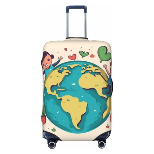 Housse pour valise élastique Happy Earth XL : protégez vos bagages