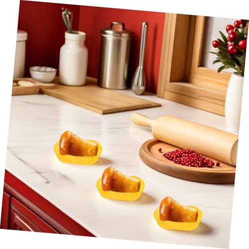 Caissettes à cupcakes rectangulaires en papier résistant de taille moyenne - 5