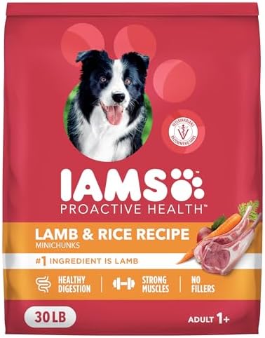 IAMS Proactive Health Minichunks Adult Dry Dog Food with Lamb & R...