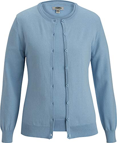 Edwards Ladies' Corporate Performance Cardigan Twinset Large Sky Blue