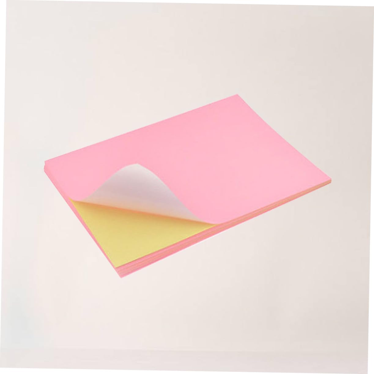 100 Pezzi Carta Colorata Etichette Autoadesive Stampabili per Classificazione e Laser Facile Staccare e Applicare Adesivi per Organizzazione Ufficio e DIY