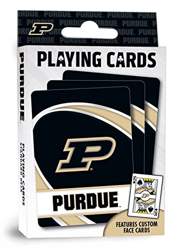 Purdue Playing Cards Activity for Kids and Families - Great Gift Idea for Holidays, Birthdays, and Everyday Playtime – Standard Deck of Cards with Vibrant Team Designs Great for Card Games