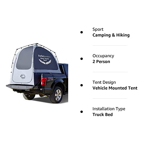 Truck Bed Tent Quick & Easy Automatic Setup Pickup Truck Tent for Mid & Full Size Camper