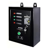 Tecnoware Power Systems - ATS für Benzingenerator, Elektrisches/Automatisches Startsystem, Kompatibel mit 4200VA - 9200VA, Integriertes Ladegerät, Manuelle/Automatische Funktion