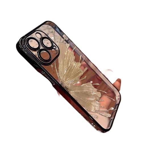 YUINJP iPhone16/15P[X bLo^tC P[X NGCeBu ins  I JSʕی ACtHP[X IVANZT[ X}zJo[ (IPhone 15promax,ubN)