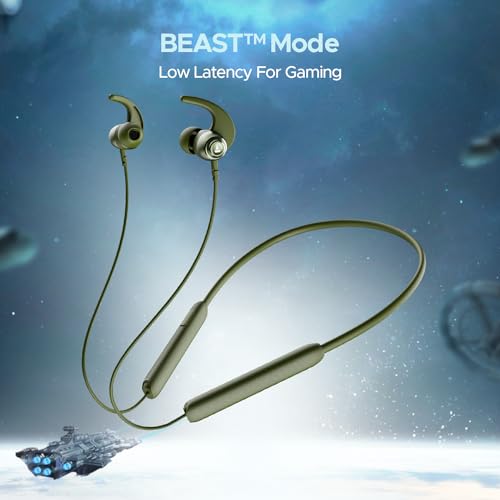 Image of boAt Rockerz 268 Bluetooth in Ear Earphones with Beast Mode, ENx Mode, ASAP Charge, Upto 25 Hours Playback, Signature Sound, BTv5.2 & IPX5(Fern Green)