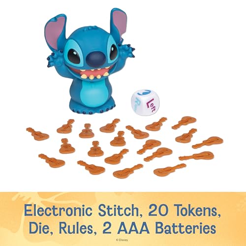 Image of Disney Stitch Dice Games, Family Game Night, Travel Games, Multi-Player, 6+ | Disney Toys, Family Game Night, Travel Games, Screen-Free, Travel Game, Holiday Game, Stitch Toys