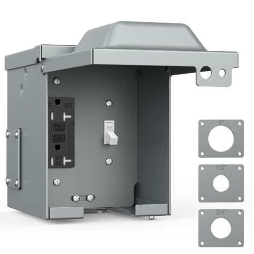 Kohree Waterproof Outdoor Electrical Box with Cover
