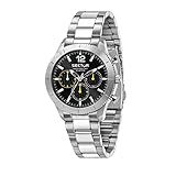 [Eigenschaften] Das Gehäuse der Uhr misst 41 mm im Durchmesser, mit einer Dicke von 12,50 mm. Das schwarze Sunray-Gehäuse ist mit einem entspiegelten Saphirglas ausgestattet